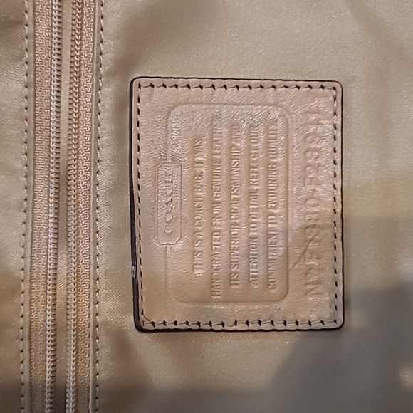 Coach Womens Daisy Spectator Navy Blue Double Handle Medium Tote Bag - Picture 5 of 11